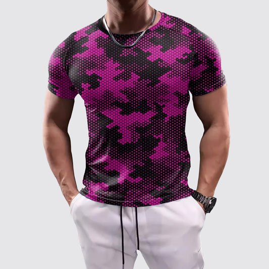 Camo Tight-Fitting Tee- AA07835