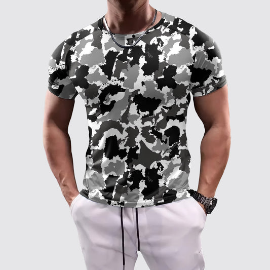 Camo Tight-Fitting Tee- AA07847