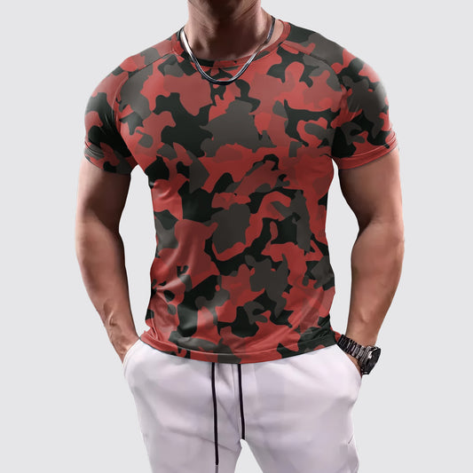 Camo Tight-Fitting Tee- AA07849