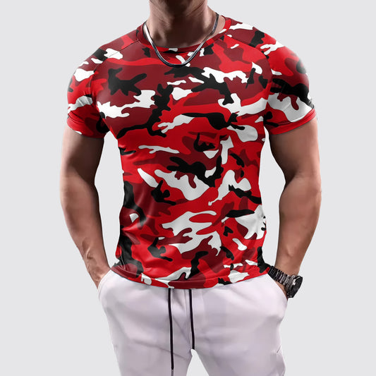 Camo Tight-Fitting Tee- AA07851