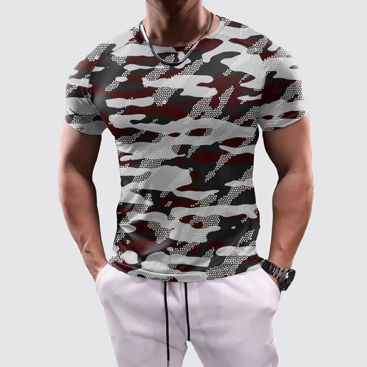 Camo Tight-Fitting Tee- AA07860