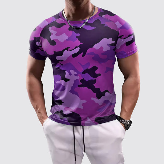 Camo Tight-Fitting Tee- AA07868