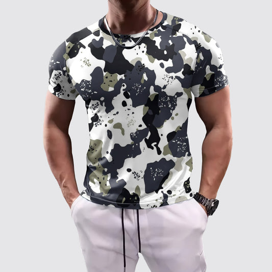 Camo Tight-Fitting Tee- AA07869