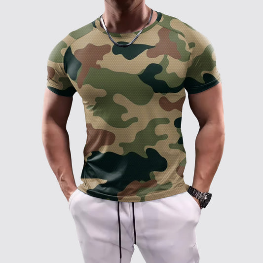 Camo Tight-Fitting Tee- AA07872