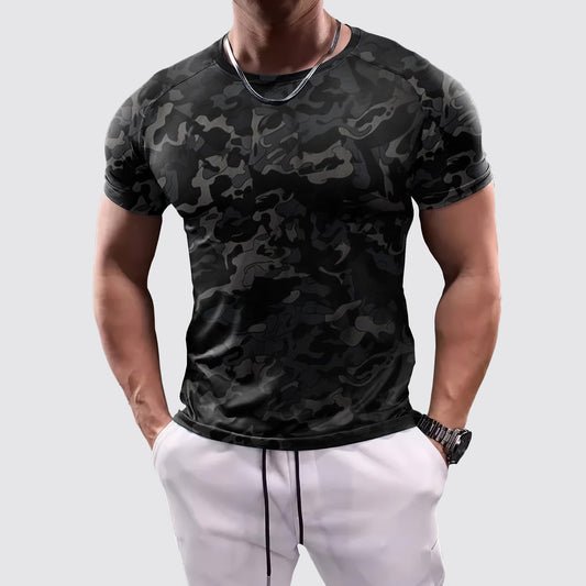 Camo Tight-Fitting Tee- AA07873