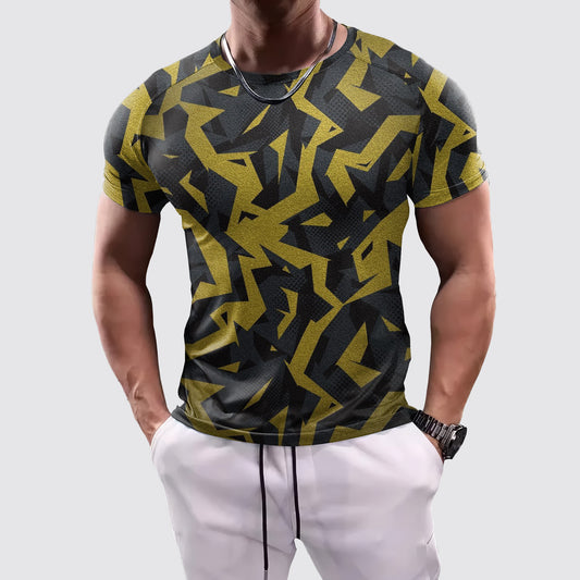 Camo Tight-Fitting Tee- AA07874
