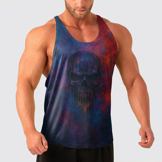 Skull Power Training Tank Top for Men- AA07888