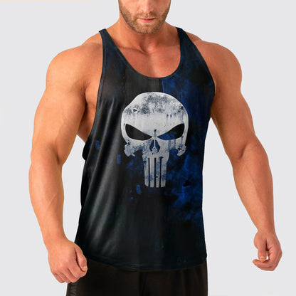 Skull Power Training Tank Top for Men- AA07902