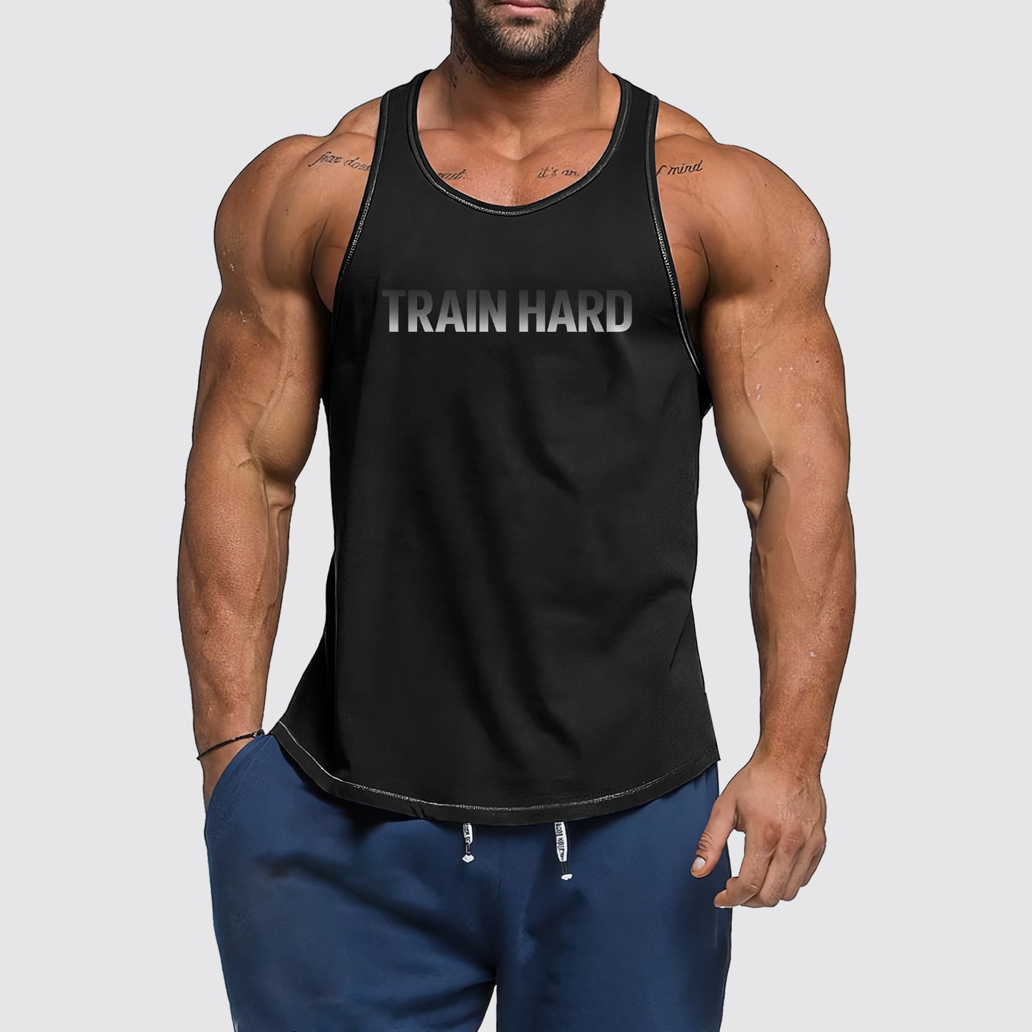 Ultimate Gym Tank Top for Men: Stay Cool and Comfy During Intense Workouts- AA07919