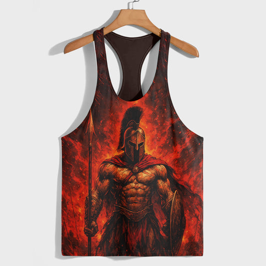 Warrior Spirit 3D Racerback Tank Top- AA07922