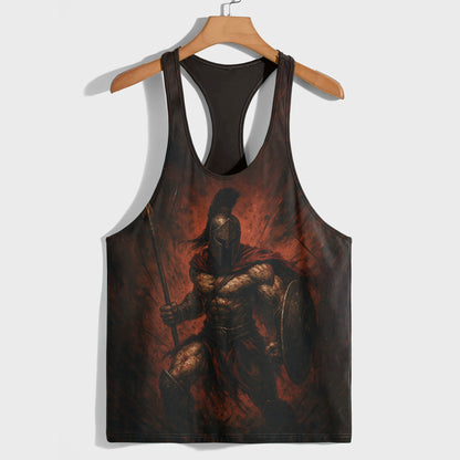 Warrior Spirit 3D Racerback Tank Top- AA07937
