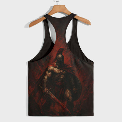 Warrior Spirit 3D Racerback Tank Top- AA07938
