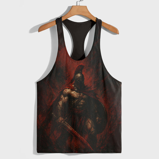 Warrior Spirit 3D Racerback Tank Top- AA07938