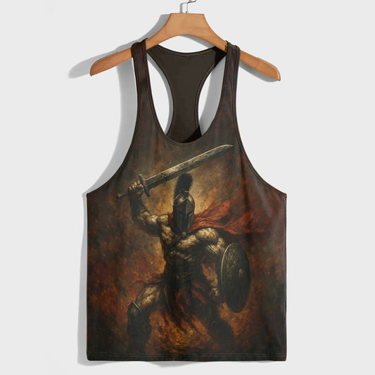 Warrior Spirit 3D Racerback Tank Top- AA07939