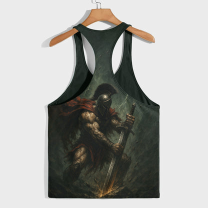 Warrior Spirit 3D Racerback Tank Top- AA07940
