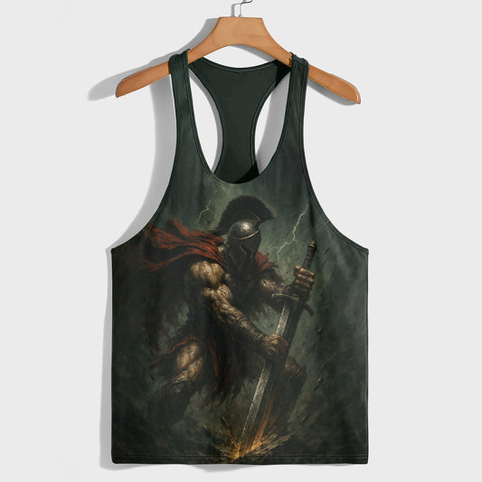Warrior Spirit 3D Racerback Tank Top- AA07940