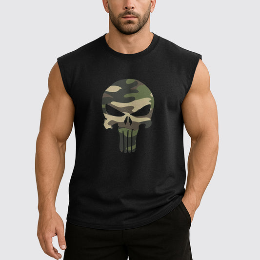 Dread Skull Cut-Off Tank- AA07958