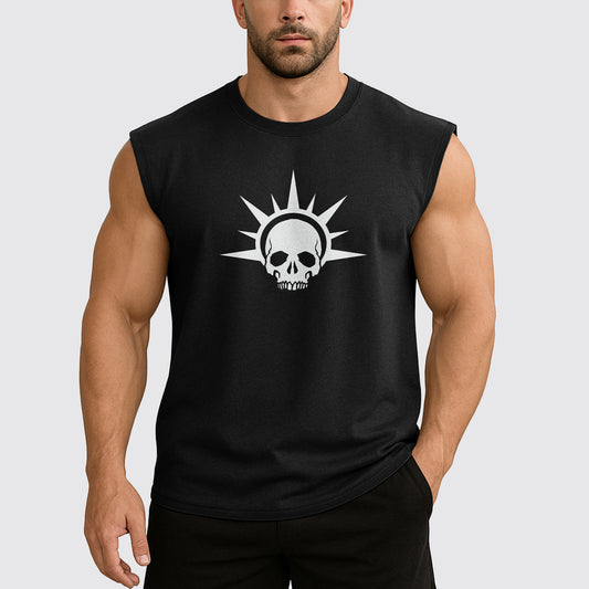 Dread Skull Cut-Off Tank- AA07961