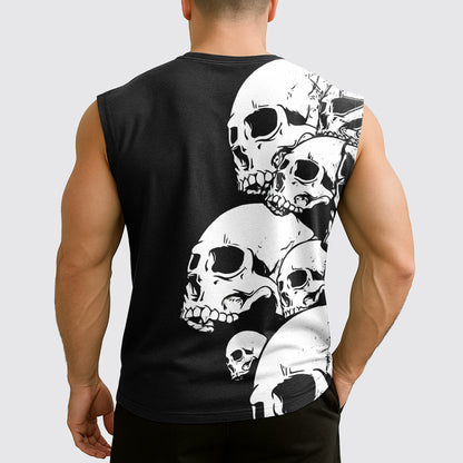 Dread Skull Cut-Off Tank- AA07964