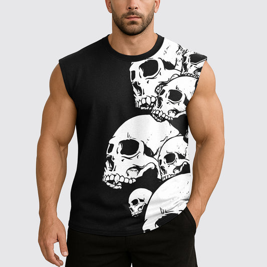 Dread Skull Cut-Off Tank- AA07964