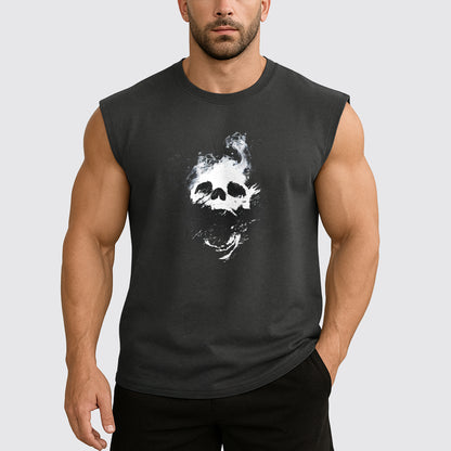 Dread Skull Cut-Off Tank- AA07966