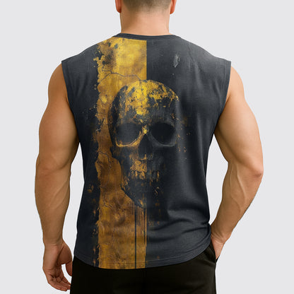 Dread Skull Cut-Off Tank- AA07976