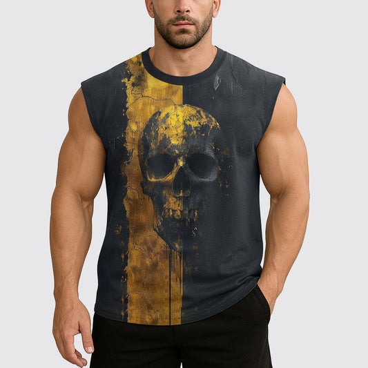 Dread Skull Cut-Off Tank- AA07976