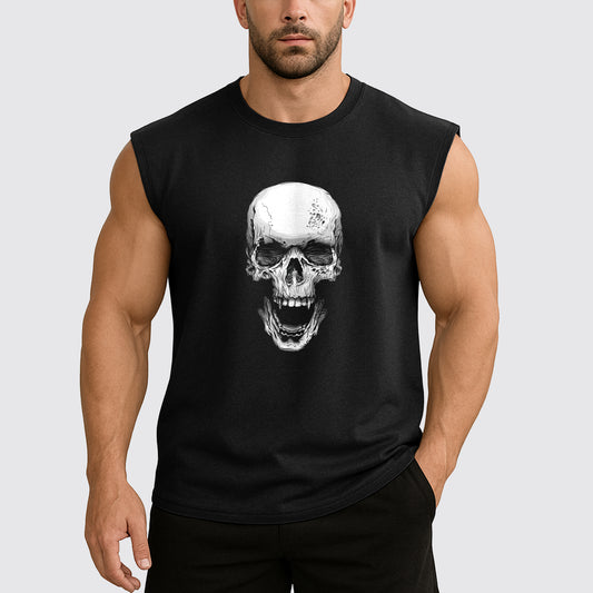 Dread Skull Cut-Off Tank- AA07985