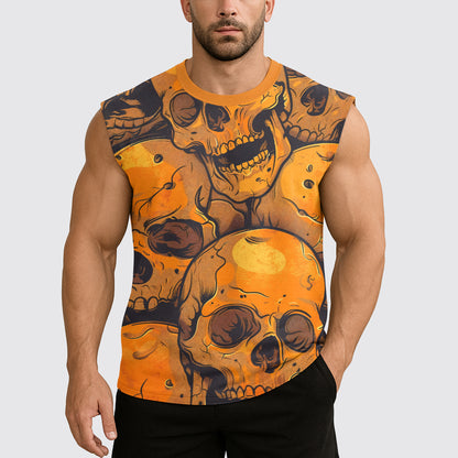 Dread Skull Cut-Off Tank- AA07988