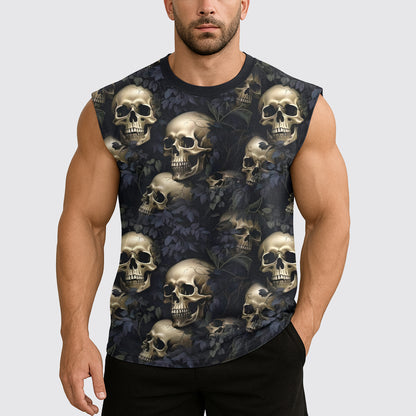 Dread Skull Cut-Off Tank- AA07997