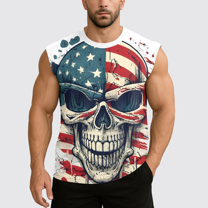 Dread Skull Cut-Off Tank- AA08000