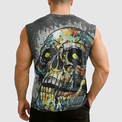 Dread Skull Cut-Off Tank- AA08004