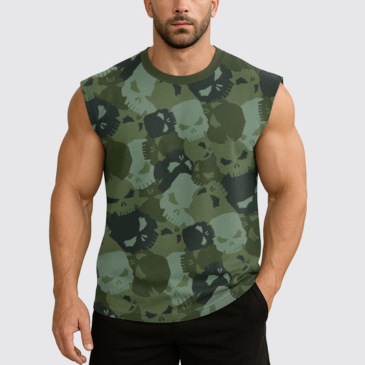 Dread Skull Cut-Off Tank- AA08005