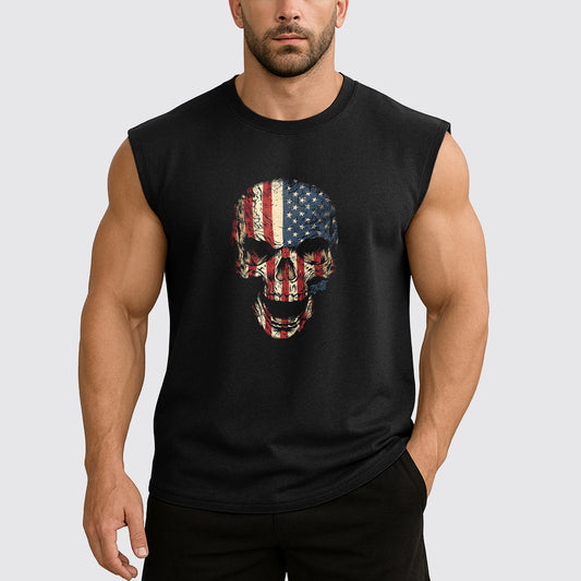 Dread Skull Cut-Off Tank- AA08006