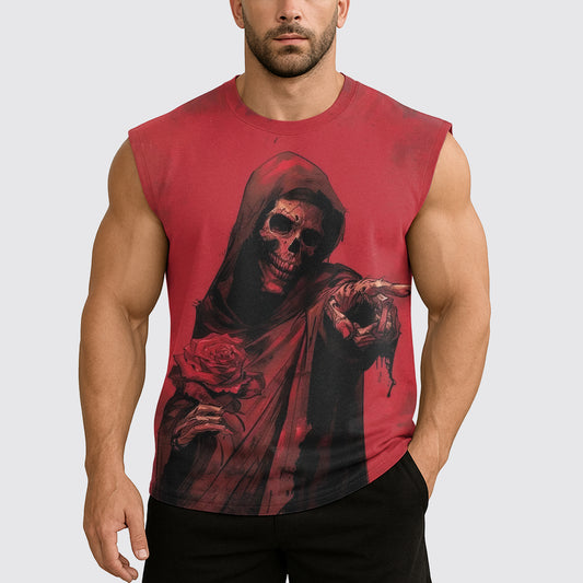 Dread Skull Cut-Off Tank- AA08007