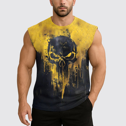 Dread Skull Cut-Off Tank- AA08008