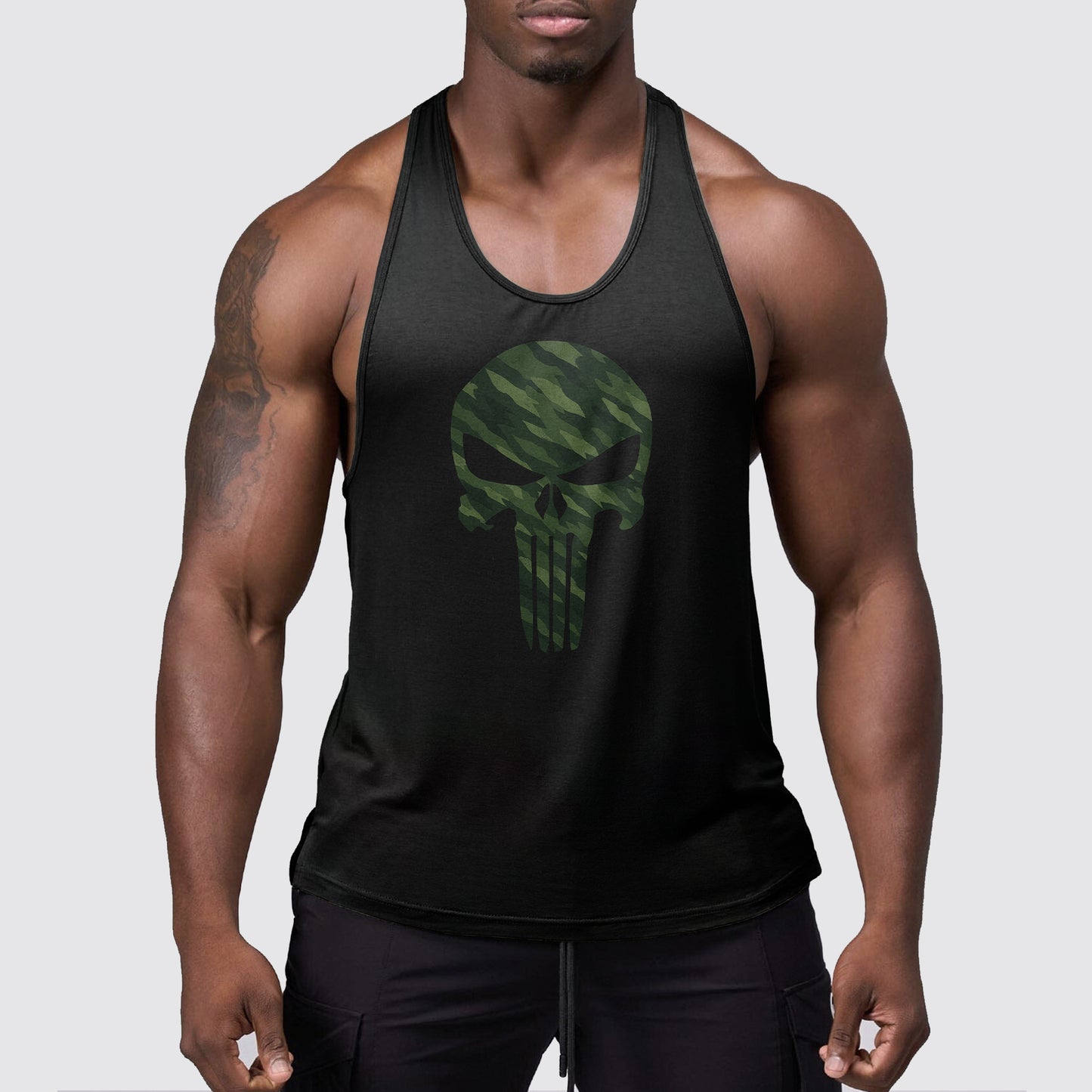 StealthFlex Camo Tank Top- Performance Fit for Bodybuilders- AA08042