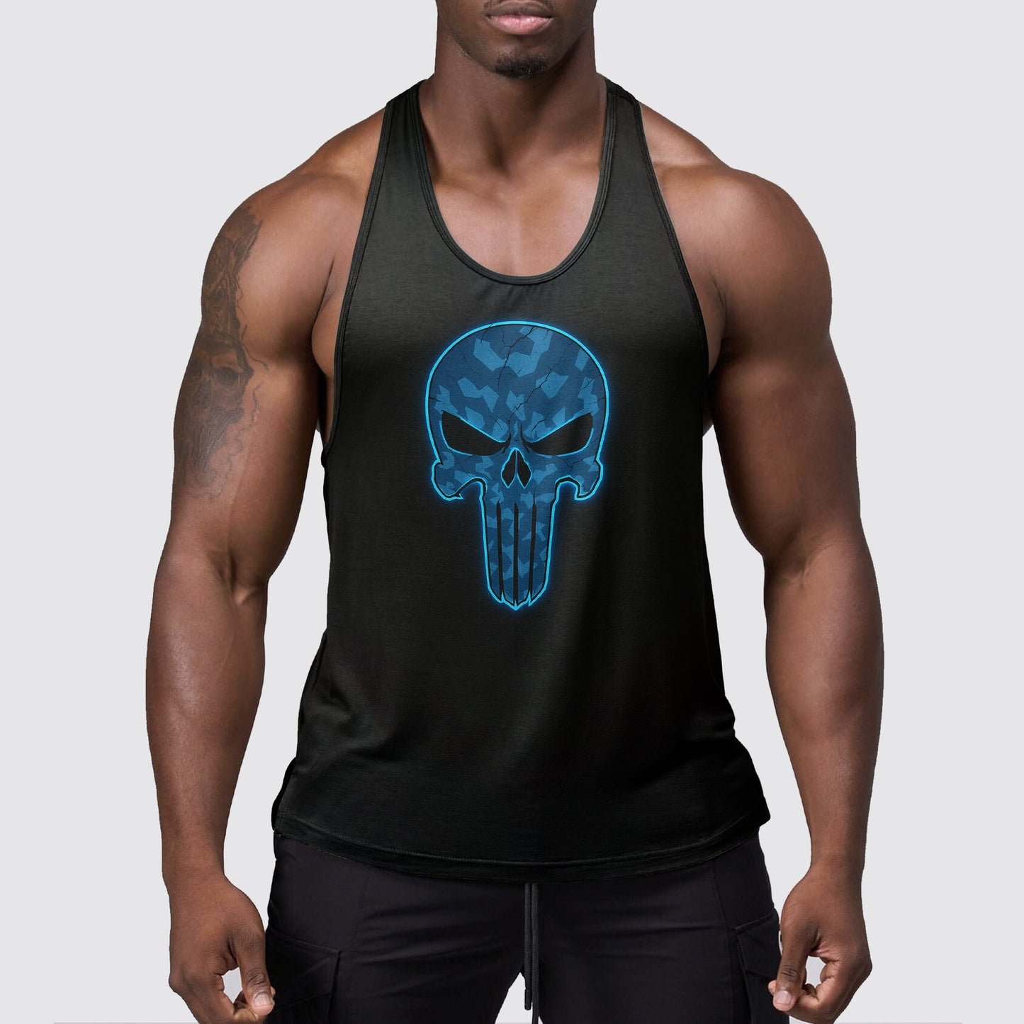 StealthFlex Camo Tank Top- Performance Fit for Bodybuilders- AA08043