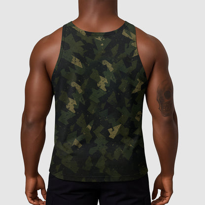 StealthFlex Camo Tank Top- Performance Fit for Bodybuilders- AA08050