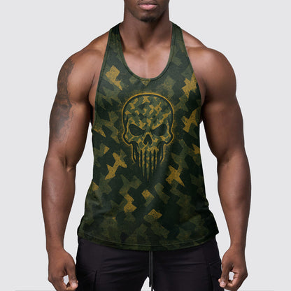 StealthFlex Camo Tank Top- Performance Fit for Bodybuilders- AA08051