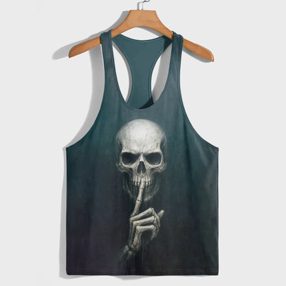 Skull 3D Racerback Tank Top- AA08065