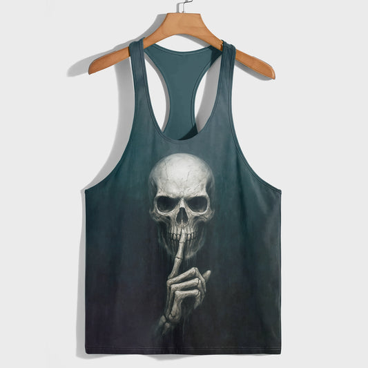 Skull 3D Racerback Tank Top- AA08065