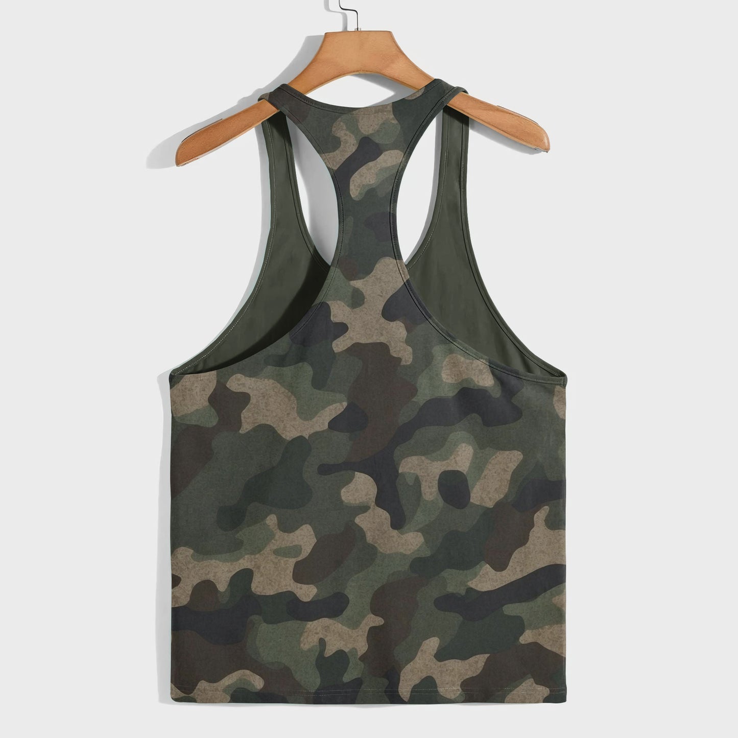 Camo Racerback Tank Top – Tactical Strength for Bodybuilders- AA08118