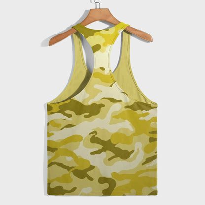 Camo Racerback Tank Top – Tactical Strength for Bodybuilders- AA08121