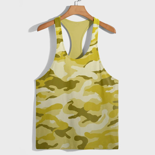 Camo Racerback Tank Top – Tactical Strength for Bodybuilders- AA08121