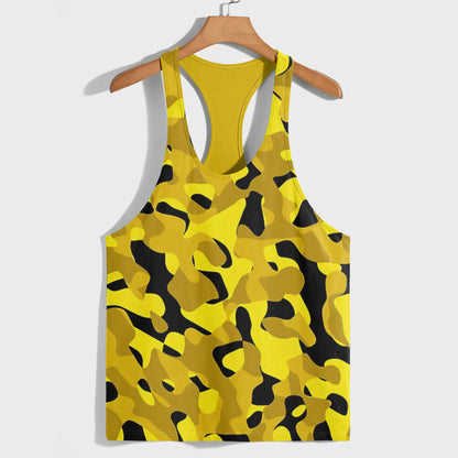 Camo Racerback Tank Top – Tactical Strength for Bodybuilders- AA08122