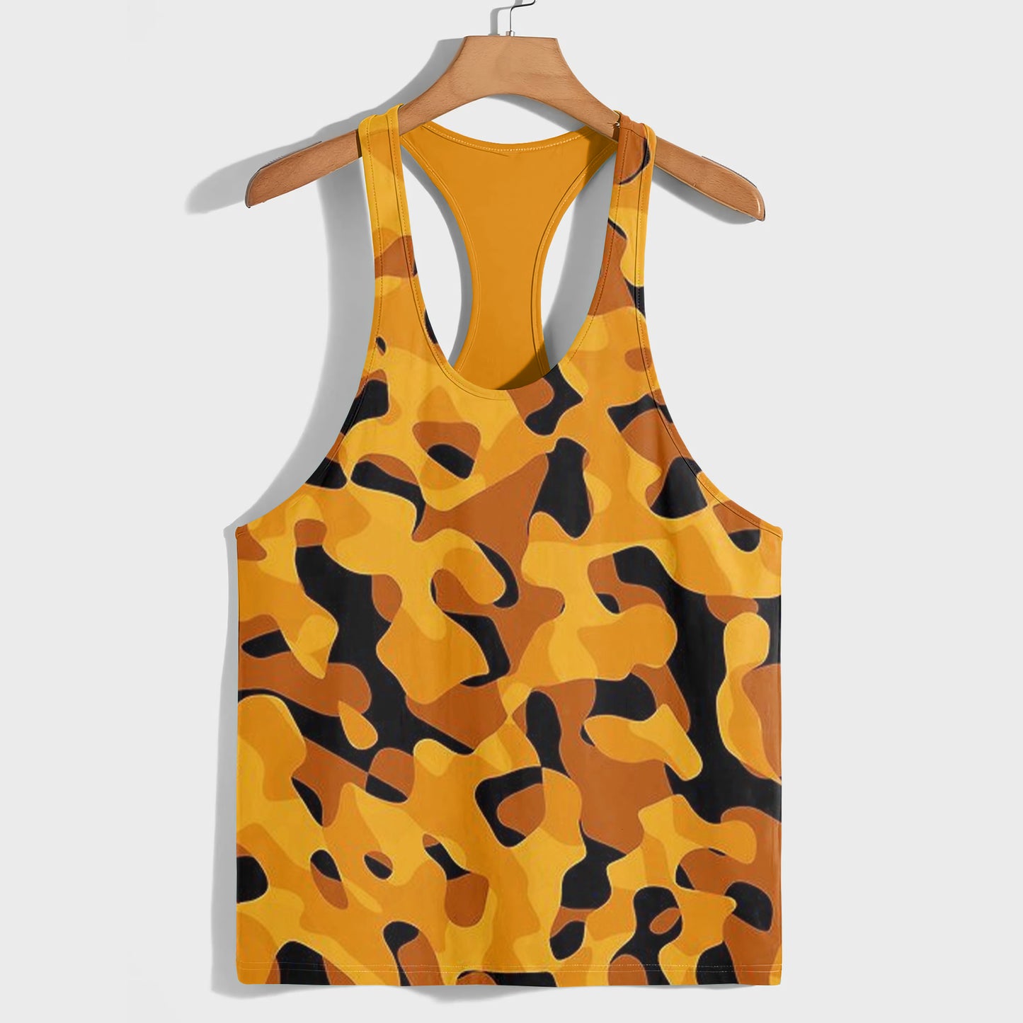 Camo Racerback Tank Top – Tactical Strength for Bodybuilders- AA08124