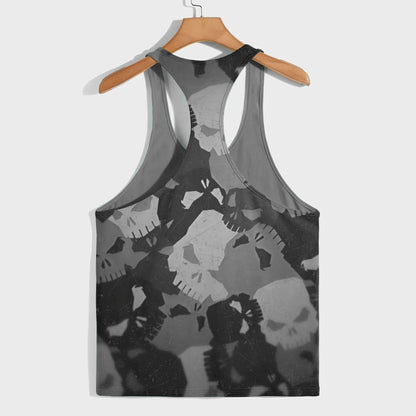 Camo Racerback Tank Top – Tactical Strength for Bodybuilders- AA08126