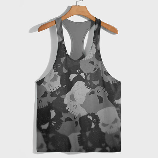 Camo Racerback Tank Top – Tactical Strength for Bodybuilders- AA08126