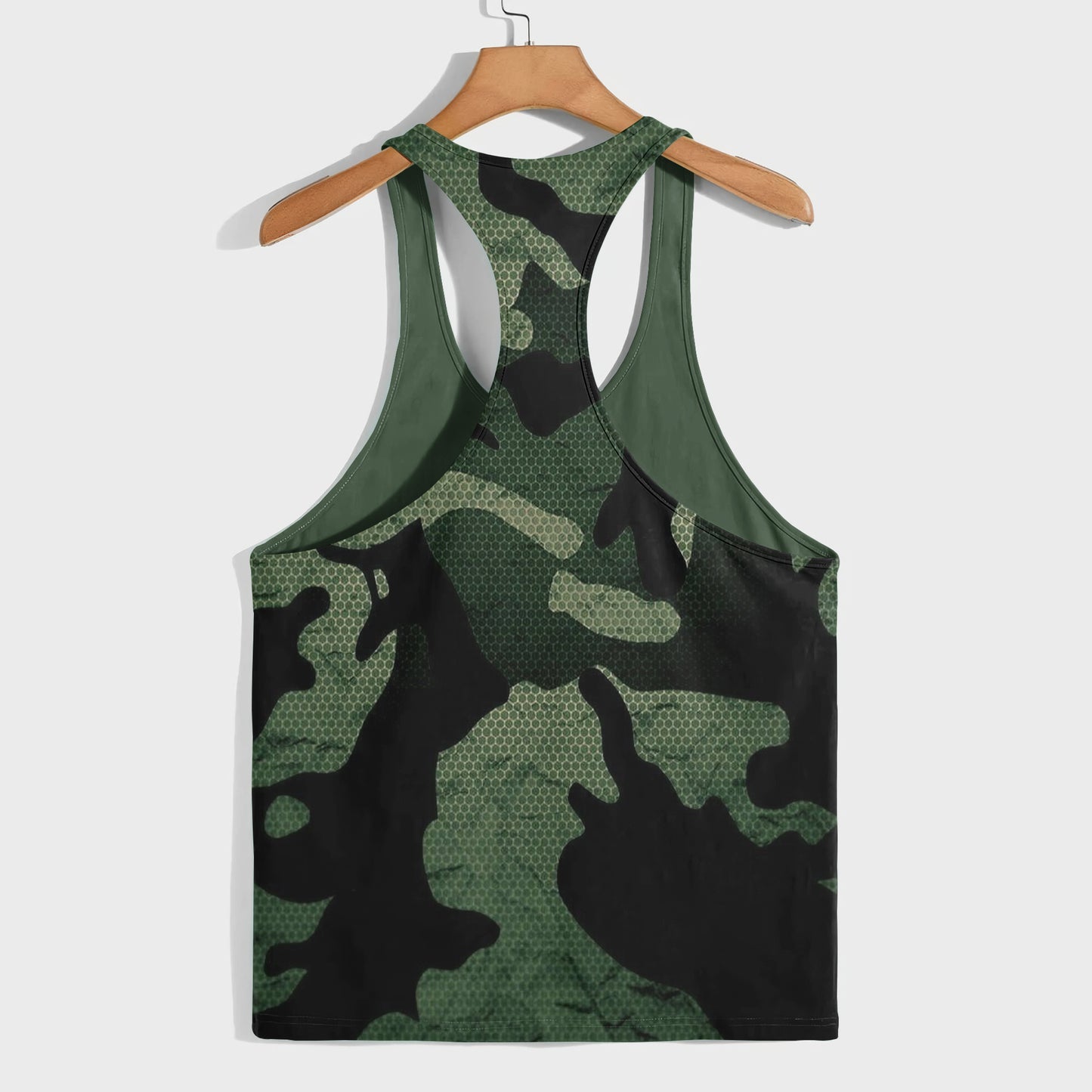 Camo Racerback Tank Top – Tactical Strength for Bodybuilders- AA08127